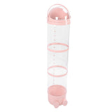 Clear Stuffed Animal Storage Tube with Light Large Capacity Transparent Kids Plush Toy Storage Bucket Organizer 130cm / 51.2in Roseate