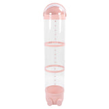 Clear Stuffed Animal Storage Tube with Light Large Capacity Transparent Kids Plush Toy Storage Bucket Organizer 130cm / 51.2in Roseate