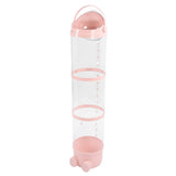 Clear Stuffed Animal Storage Tube with Light Large Capacity Transparent Kids Plush Toy Storage Bucket Organizer 130cm / 51.2in Roseate