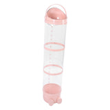 Clear Stuffed Animal Storage Tube with Light Large Capacity Transparent Kids Plush Toy Storage Bucket Organizer 130cm / 51.2in Roseate