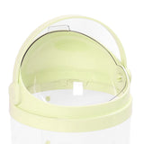 Clear Stuffed Animal Storage Tube with Light Large Capacity Transparent Kids Plush Toy Storage Bucket Organizer 130cm / 51.2in Green