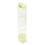 Clear Stuffed Animal Storage Tube with Light Large Capacity Transparent Kids Plush Toy Storage Bucket Organizer 130cm / 51.2in Green