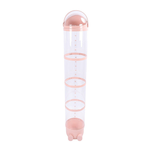 Stuffed Animal Storage Tube 162cm Adjustable Light Transparent Plush Toy Organizer Display Bucket for Playroom Bedroom Pink In Australia - Darrahopens