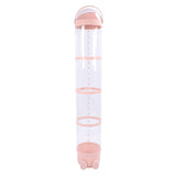 Stuffed Animal Storage Tube 162cm Adjustable Light Transparent Plush Toy Organizer Display Bucket for Playroom Bedroom Pink In Australia - Darrahopens