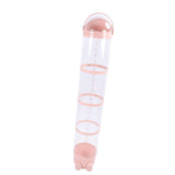 Stuffed Animal Storage Tube 162cm Adjustable Light Transparent Plush Toy Organizer Display Bucket for Playroom Bedroom Pink