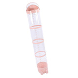 Stuffed Animal Storage Tube 162cm Adjustable Light Transparent Plush Toy Organizer Display Bucket for Playroom Bedroom Pink