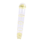 Stuffed Animal Storage Tube 162cm Adjustable Light Transparent Plush Toy Organizer Display Bucket for Playroom Bedroom Yellow