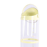 Stuffed Animal Storage Tube 162cm Adjustable Light Transparent Plush Toy Organizer Display Bucket for Playroom Bedroom Yellow