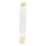 Stuffed Animal Storage Tube 162cm Adjustable Light Transparent Plush Toy Organizer Display Bucket for Playroom Bedroom Yellow