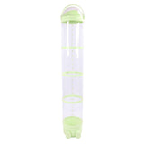 Stuffed Animal Storage Tube 162cm Adjustable Light Transparent Plush Toy Organizer Display Bucket for Playroom Bedroom Green