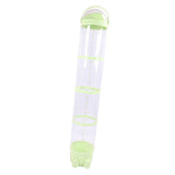 Stuffed Animal Storage Tube 162cm Adjustable Light Transparent Plush Toy Organizer Display Bucket for Playroom Bedroom Green
