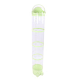 Stuffed Animal Storage Tube 162cm Adjustable Light Transparent Plush Toy Organizer Display Bucket for Playroom Bedroom Green
