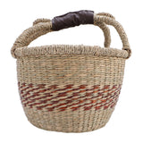 Picnic Basket Seagrass Woven Decorative Rustic Small Storage Basket with Handle for Desk Organizing Outdoor Activities In Australia - Darrahopens