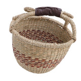Picnic Basket Seagrass Woven Decorative Rustic Small Storage Basket with Handle for Desk Organizing Outdoor Activities In Australia - Darrahopens