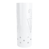 Umbrella Stand Rack Stable Anti Rollover Round Iron Metal Umbrella Holder for Home Entryway Doorway Style 2