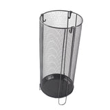 Round Umbrella Stand Rack Freestanding Umbrella Holder Bin Canes Walking Sticks Holder for Entryway Home Office Hotel A Black