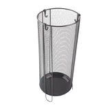 Round Umbrella Stand Rack Freestanding Umbrella Holder Bin Canes Walking Sticks Holder for Entryway Home Office Hotel A Black
