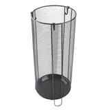Round Umbrella Stand Rack Freestanding Umbrella Holder Bin Canes Walking Sticks Holder for Entryway Home Office Hotel A Black