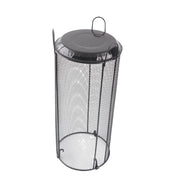Round Umbrella Stand Rack Freestanding Umbrella Holder Bin Canes Walking Sticks Holder for Entryway Home Office Hotel A Black