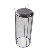 Round Umbrella Stand Rack Freestanding Umbrella Holder Bin Canes Walking Sticks Holder for Entryway Home Office Hotel A Black