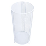 Round Umbrella Stand Rack Freestanding Umbrella Holder Bin Canes Walking Sticks Holder for Entryway Home Office Hotel B White