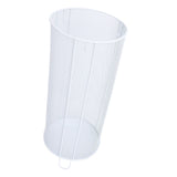 Round Umbrella Stand Rack Freestanding Umbrella Holder Bin Canes Walking Sticks Holder for Entryway Home Office Hotel B White