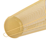 Round Umbrella Stand Rack Freestanding Umbrella Holder Bin Canes Walking Sticks Holder for Entryway Home Office Hotel C Yellow