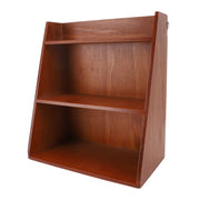 Desktop Sundries Organizer Vintage Multi Layer Wood Desktop Sundries Storage Shelf for Perfume Cosmetics