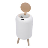 Smart Sensor Wastebasket Water Proof Plastic Touchless Trash Can Automatic Garbage Bin for Bathrooms Kitchens RVs White