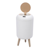 Smart Sensor Wastebasket Water Proof Plastic Touchless Trash Can Automatic Garbage Bin for Bathrooms Kitchens RVs White