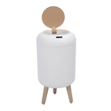 Smart Sensor Wastebasket Water Proof Plastic Touchless Trash Can Automatic Garbage Bin for Bathrooms Kitchens RVs White
