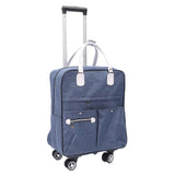 2 in 1 Expandable Carry On Luggage Set Polyester Fabric Weekender Travel Luggage Carry On Suitcase with Wheels for Women Men