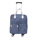 2 in 1 Expandable Carry On Luggage Set Polyester Fabric Weekender Travel Luggage Carry On Suitcase with Wheels for Women Men