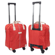 Carry On Luggage Set Orange Color Rain Proof Oxford Cloth Expandable Luggage Set with Password Lock for Travel