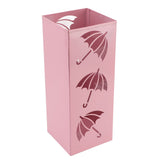 Umbrella Holder Space Saving Anti Tip Over Powder Coating Metal Umbrella Bucket for Entryway