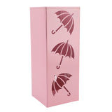 Umbrella Holder Space Saving Anti Tip Over Powder Coating Metal Umbrella Bucket for Entryway
