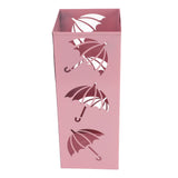 Umbrella Holder Space Saving Anti Tip Over Powder Coating Metal Umbrella Bucket for Entryway