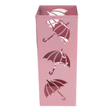 Umbrella Holder Space Saving Anti Tip Over Powder Coating Metal Umbrella Bucket for Entryway