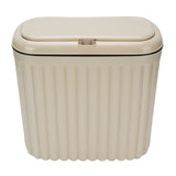 Slim Trash Can with Lid Bathroom Garbage Can with Pop Up Lid Waste Basket for Bathroom Kitchen Bedroom Office