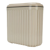 Slim Trash Can with Lid Bathroom Garbage Can with Pop Up Lid Waste Basket for Bathroom Kitchen Bedroom Office