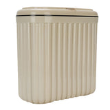 Slim Trash Can with Lid Bathroom Garbage Can with Pop Up Lid Waste Basket for Bathroom Kitchen Bedroom Office