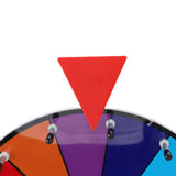 11.8in Color Prize Wheel Tabletop 14 Slots Editable Spinner Wheel with Stand Dry Eraser Marker Pen for Game Carnival Trade Show