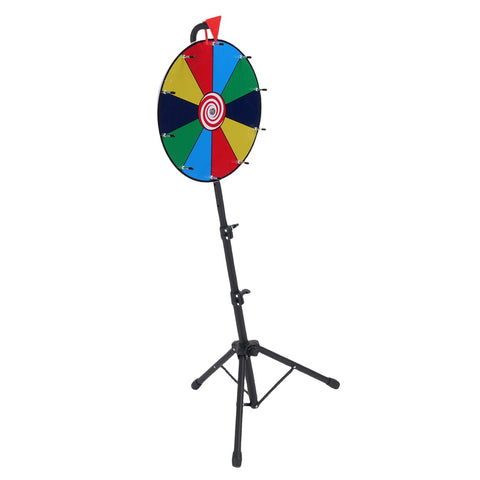 Prize Wheel Erasable Editable Fortune Wheel with Stable Stand for Party Campus Activities Game Props
