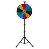 Prize Wheel Erasable Editable Fortune Wheel with Stable Stand for Party Campus Activities Game Props