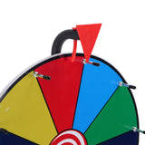 Prize Wheel Erasable Editable Fortune Wheel with Stable Stand for Party Campus Activities Game Props