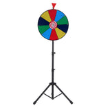 Prize Wheel Erasable Editable Fortune Wheel with Stable Stand for Party Campus Activities Game Props