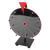 Desktop Prize Wheel Editable Erasable Stable Rotation Lucky Draw Wheel with Marker and Eraser