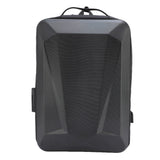 Travel Backpack Hard Shell Rainproof Wet and Dry Separation Padded Laptop Backpack with USB Charging Port Password Lock for Business Black In Australia - Darrahopens