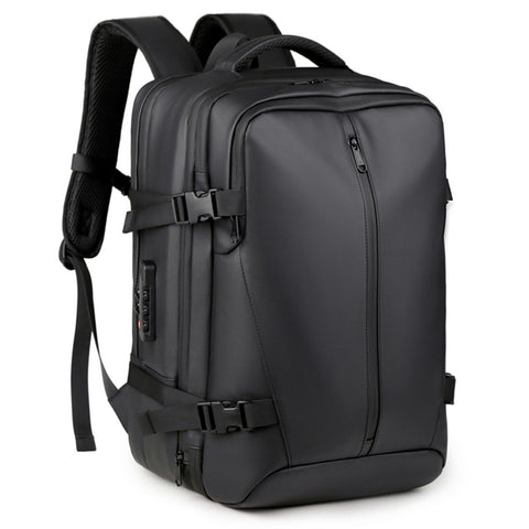 Vacuum Backpack with Pump Anti Theft Lock Splashproof 36-55L Large Capacity Dry and Wet Separation Expandable Business Travel Compression Backpack In Australia - Darrahopens