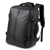 Vacuum Backpack with Pump Anti Theft Lock Splashproof 36-55L Large Capacity Dry and Wet Separation Expandable Business Travel Compression Backpack